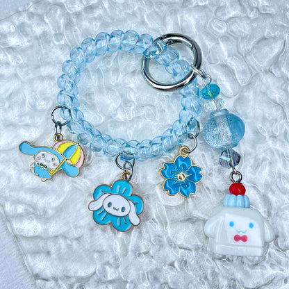 [Holiday Celebration] Premium Kawaii Cutie Glittering Elastic Wire Bag Decor and Phone Chain-Special Launch Price!