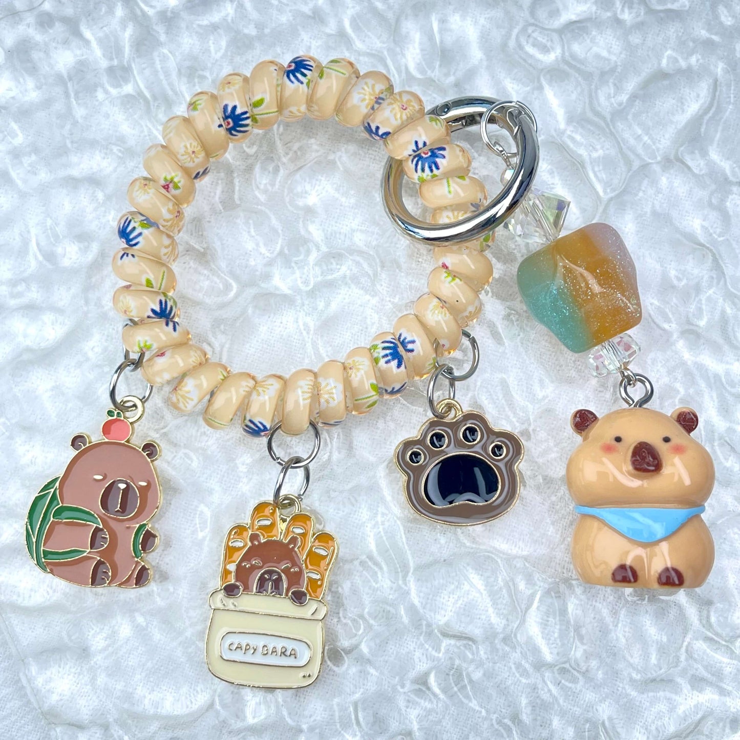 [Holiday Celebration] Premium Kawaii Cutie Glittering Elastic Wire Bag Decor and Phone Chain-Special Launch Price!