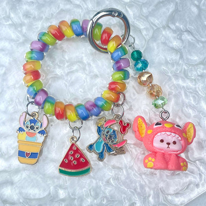 [Holiday Celebration] Premium Kawaii Cutie Glittering Elastic Wire Bag Decor and Phone Chain-Special Launch Price!
