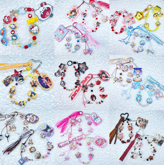 [New Arrival] Premium Handmade Set Decor Kawaii Phone Chains and Bag Decor Mix-Special Launch Price!