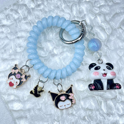 [Holiday Celebration] Premium Kawaii Cutie Glittering Elastic Wire Bag Decor and Phone Chain-Special Launch Price!