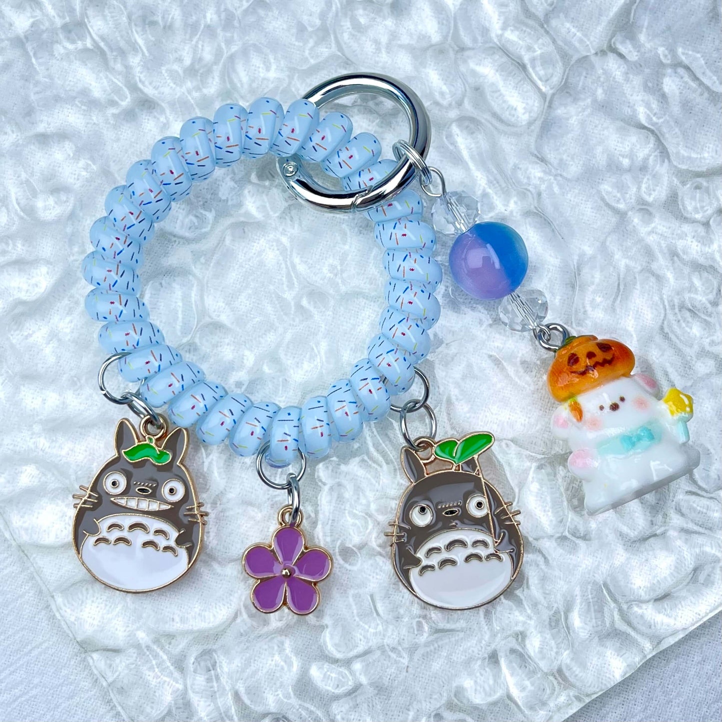[Holiday Celebration] Premium Kawaii Cutie Glittering Elastic Wire Bag Decor and Phone Chain-Special Launch Price!