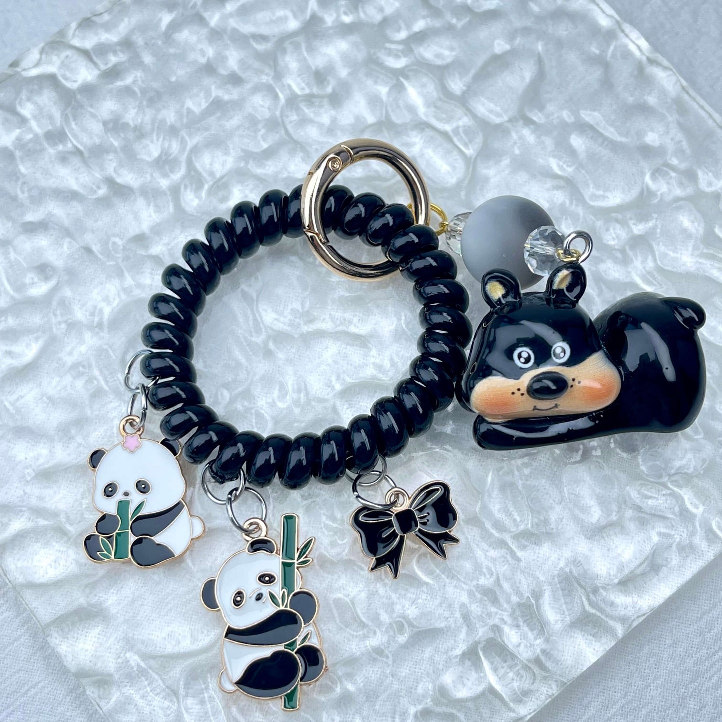 [Holiday Celebration] Premium Kawaii Cutie Glittering Elastic Wire Bag Decor and Phone Chain-Special Launch Price!