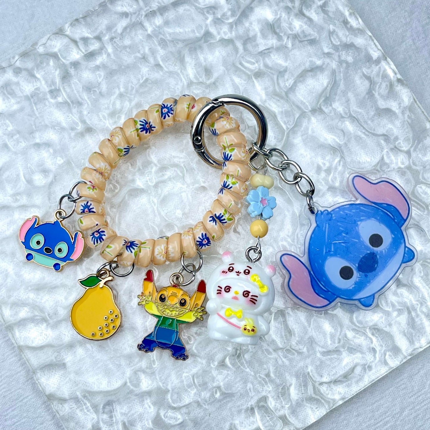 [Holiday Celebration] Premium Kawaii Cutie Glittering Elastic Wire Bag Decor and Phone Chain-Special Launch Price!