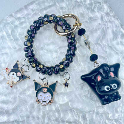 [Holiday Celebration] Premium Kawaii Cutie Glittering Elastic Wire Bag Decor and Phone Chain-Special Launch Price!