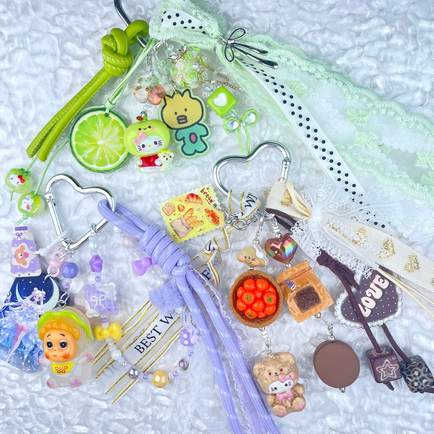 [Anniversary Celebration] Premium Handmade Kawaii Cutie Various Styles Bag Decor Mix-Celebration Special Price!
