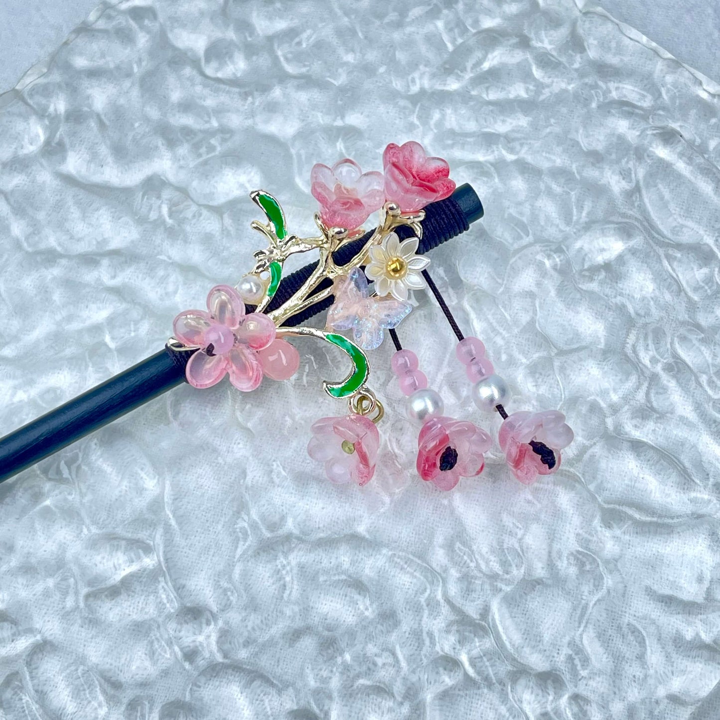 [Holiday Celebration] Beautiful Flower Blossom Chinese Traditional Style Hair Sticks-New Fluffy Styles Added!