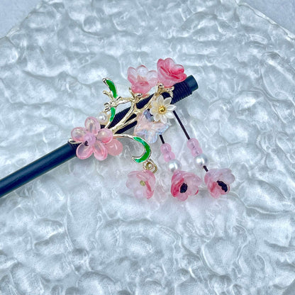 [Holiday Celebration] Beautiful Flower Blossom Chinese Traditional Style Hair Sticks-New Fluffy Styles Added!
