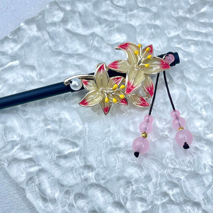 [Holiday Celebration] Beautiful Flower Blossom Chinese Traditional Style Hair Sticks-New Fluffy Styles Added!