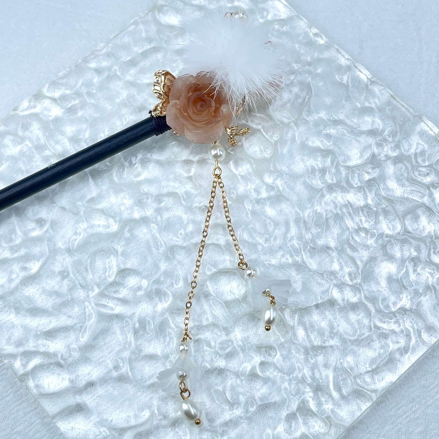 [Holiday Celebration] Beautiful Flower Blossom Chinese Traditional Style Hair Sticks-New Fluffy Styles Added!