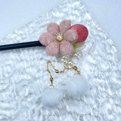 [Holiday Celebration] Beautiful Flower Blossom Chinese Traditional Style Hair Sticks-New Fluffy Styles Added!