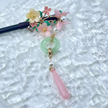 [Holiday Celebration] Beautiful Flower Blossom Chinese Traditional Style Hair Sticks-New Fluffy Styles Added!