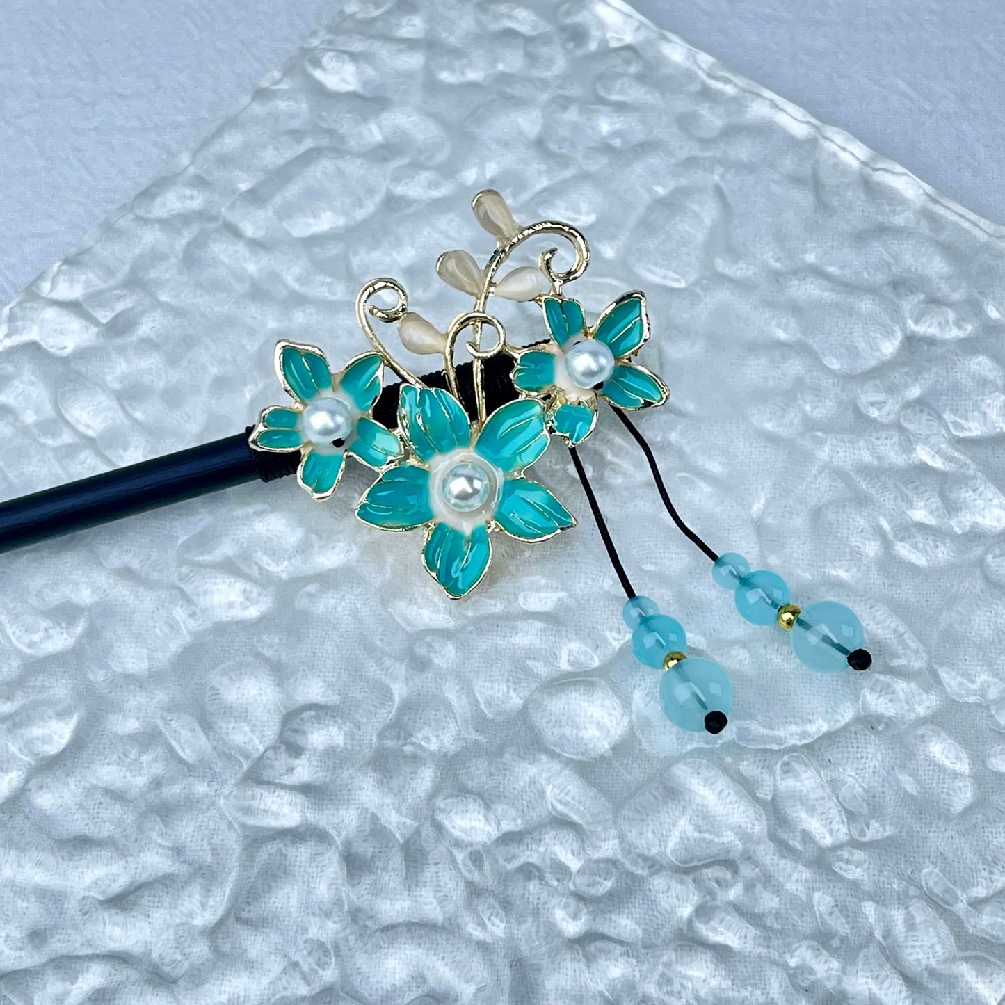 [Holiday Celebration] Beautiful Flower Blossom Chinese Traditional Style Hair Sticks-New Fluffy Styles Added!
