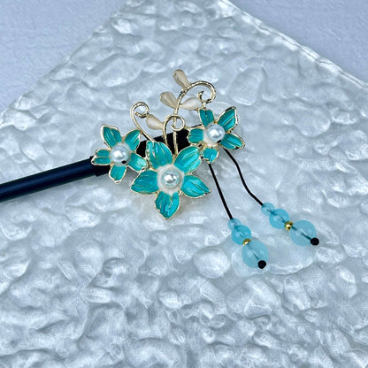 [Holiday Celebration] Beautiful Flower Blossom Chinese Traditional Style Hair Sticks-New Fluffy Styles Added!