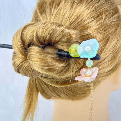 [Holiday Celebration] Beautiful Flower Blossom Chinese Traditional Style Hair Sticks-New Fluffy Styles Added!