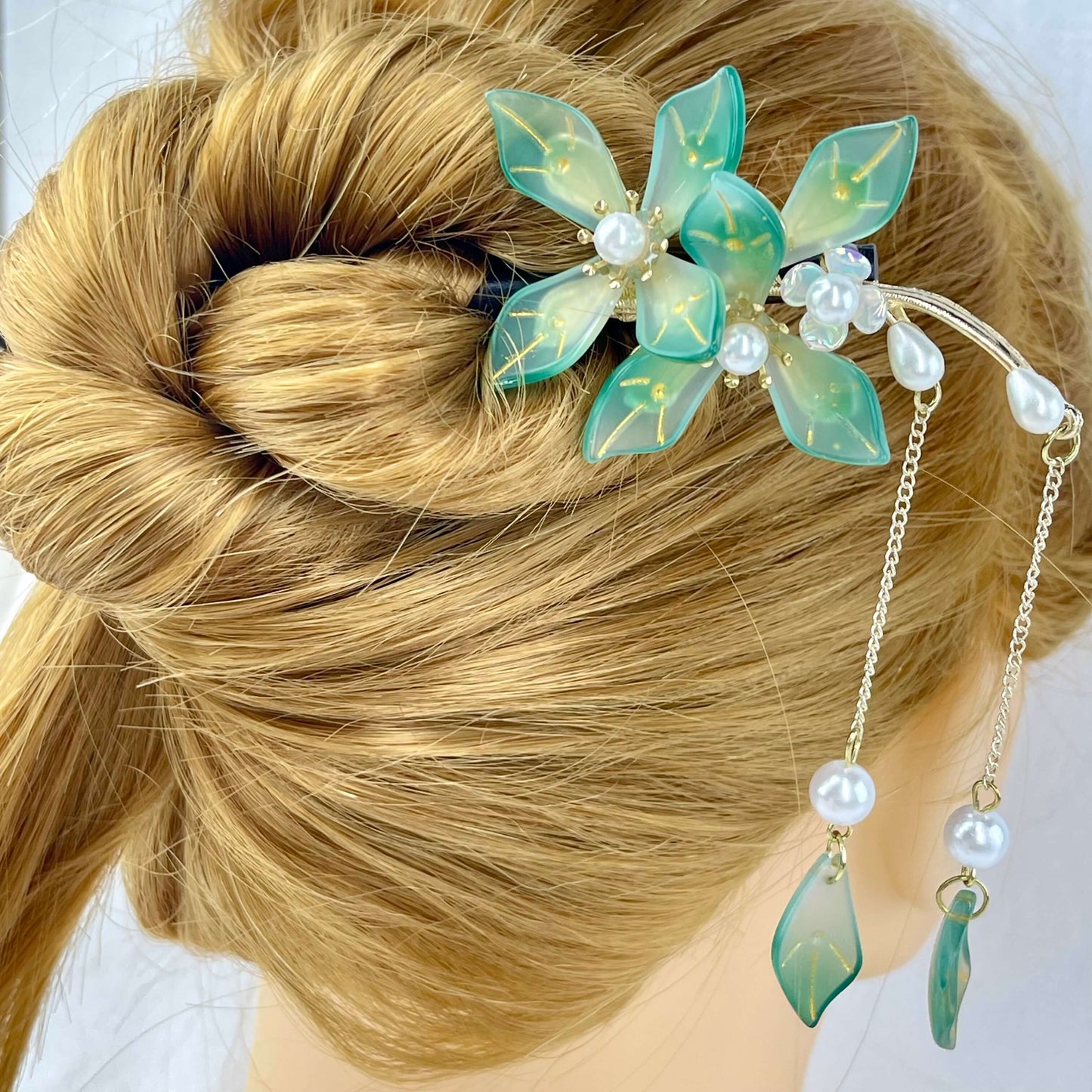 [Holiday Celebration] Beautiful Flower Blossom Chinese Traditional Style Hair Sticks-New Fluffy Styles Added!