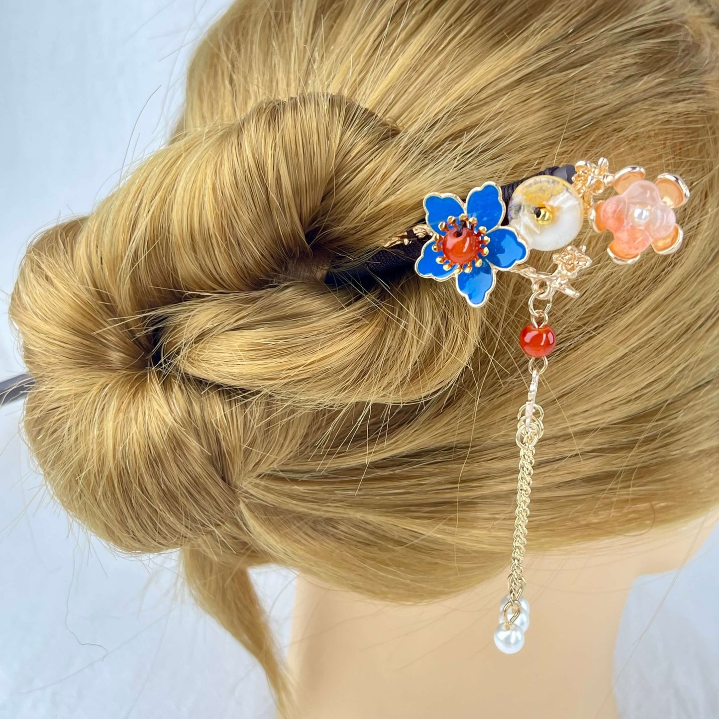 [Holiday Celebration] Beautiful Flower Blossom Chinese Traditional Style Hair Sticks-New Fluffy Styles Added!