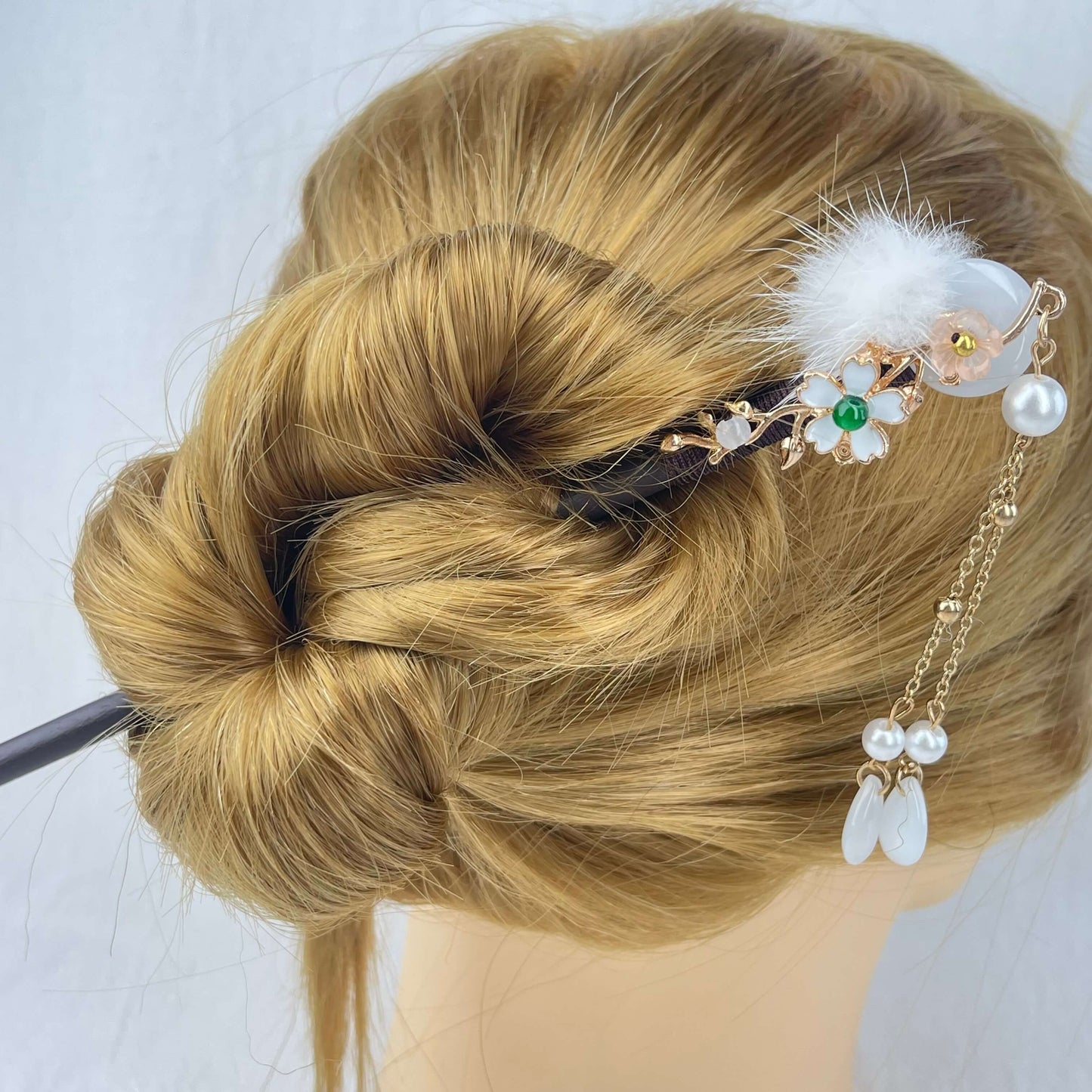 [Holiday Celebration] Beautiful Flower Blossom Chinese Traditional Style Hair Sticks-New Fluffy Styles Added!