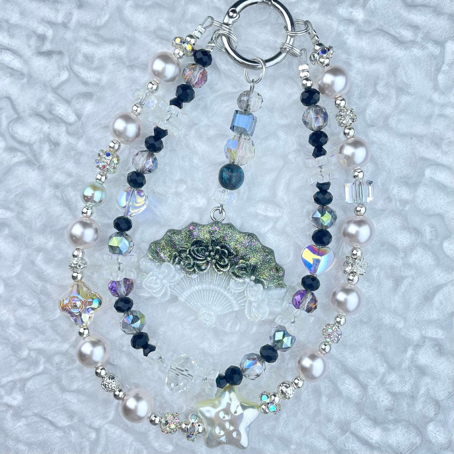 [Anniversary Celebration] Premium "Fairy" Faux Pearls Glow In The Dark Decor Glittering Phone Chains-Celebration Special Price!