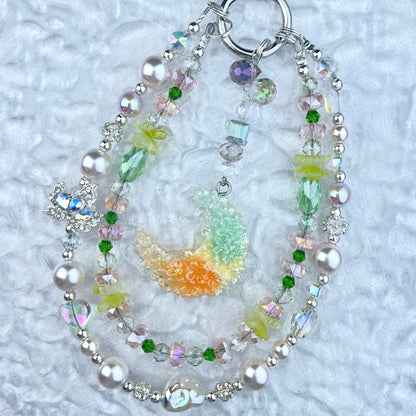 [Anniversary Celebration] Premium "Fairy" Faux Pearls Glow In The Dark Decor Glittering Phone Chains-Celebration Special Price!