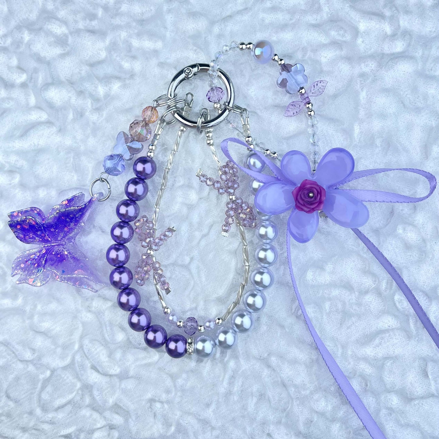 [Anniversary Celebration] Premium "Fairy" Faux Pearls Glow In The Dark Decor Glittering Phone Chains-Celebration Special Price!