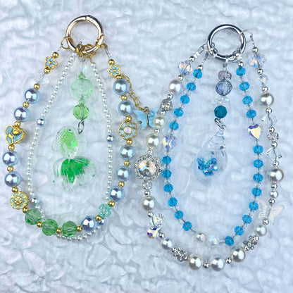 [Anniversary Celebration] Premium "Fairy" Faux Pearls Glow In The Dark Decor Glittering Phone Chains-Celebration Special Price!