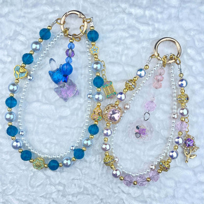 [Anniversary Celebration] Premium "Fairy" Faux Pearls Glow In The Dark Decor Glittering Phone Chains-Celebration Special Price!