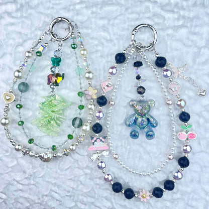 [Anniversary Celebration] Premium "Fairy" Faux Pearls Glow In The Dark Decor Glittering Phone Chains-Celebration Special Price!