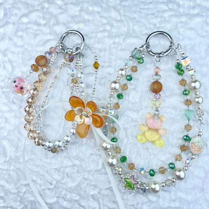 [Anniversary Celebration] Premium "Fairy" Faux Pearls Glow In The Dark Decor Glittering Phone Chains-Celebration Special Price!