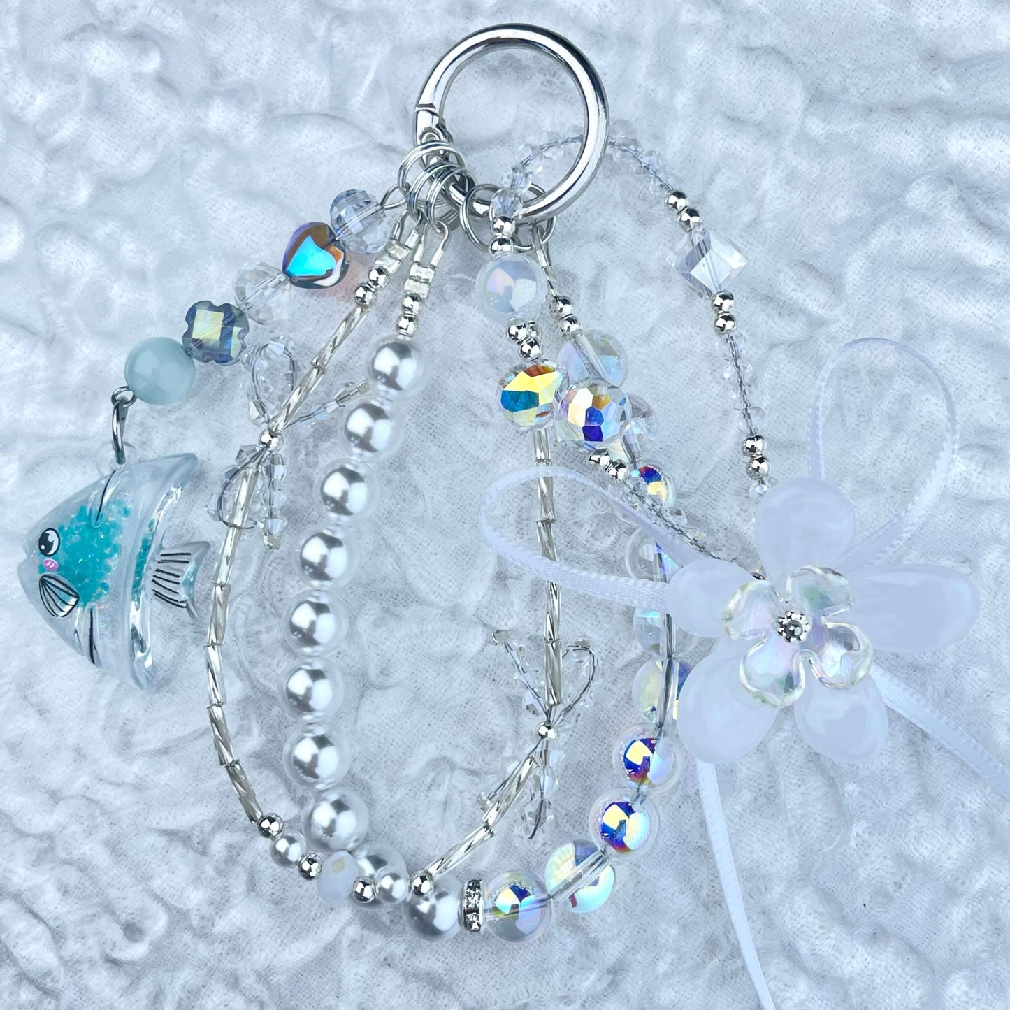 [Anniversary Celebration] Premium "Fairy" Faux Pearls Glow In The Dark Decor Glittering Phone Chains-Celebration Special Price!