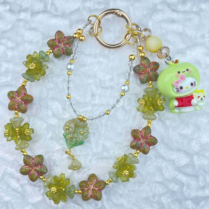 [Anniversary Celebration] Premium Handmade Glittering and Flower Blossom Style Kawaii Cutie Phone Chains-Celebration Special Price!-THIS WEEKEND ONLY
