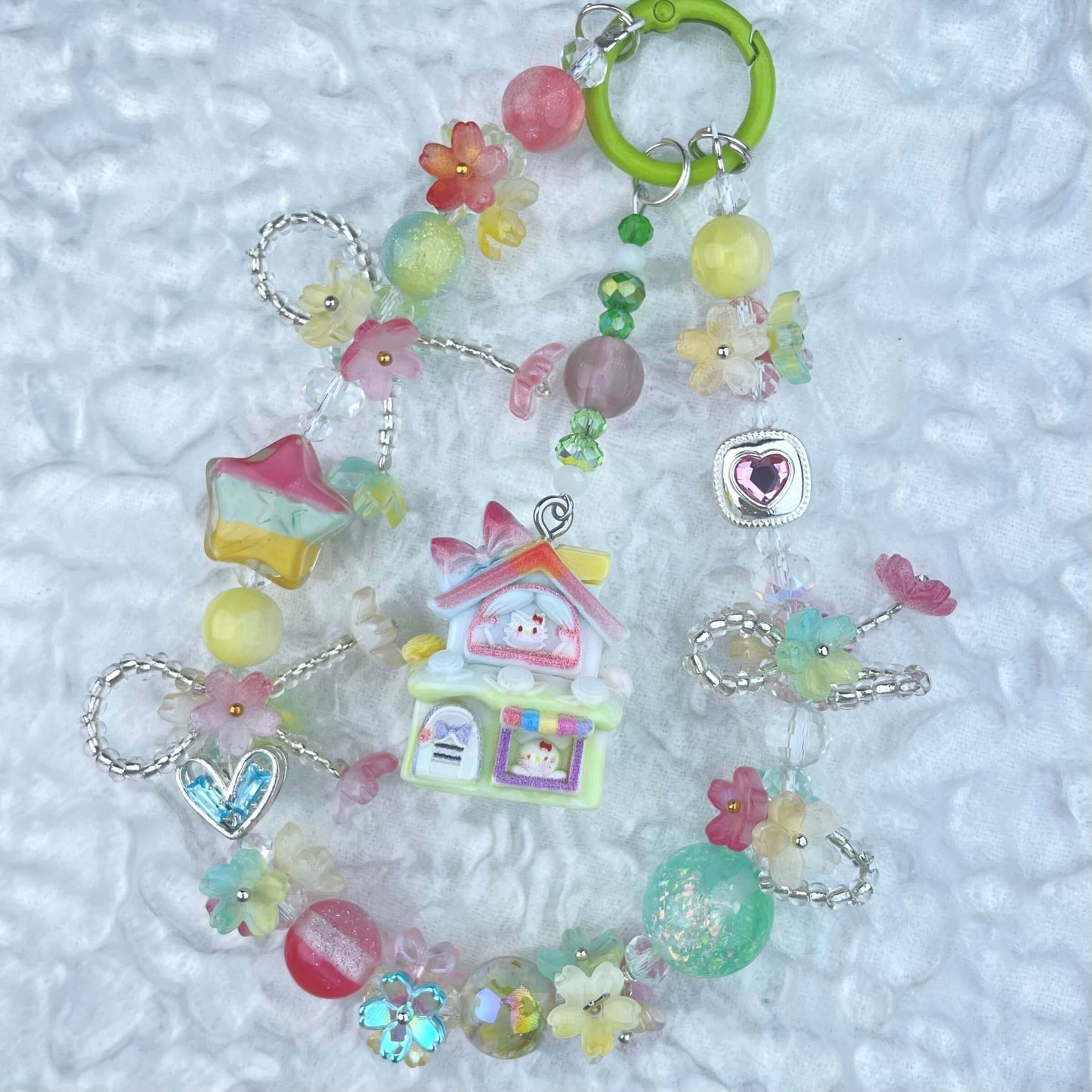 [Anniversary Celebration] Premium Handmade Glittering and Flower Blossom Style Kawaii Cutie Phone Chains-Celebration Special Price!-THIS WEEKEND ONLY