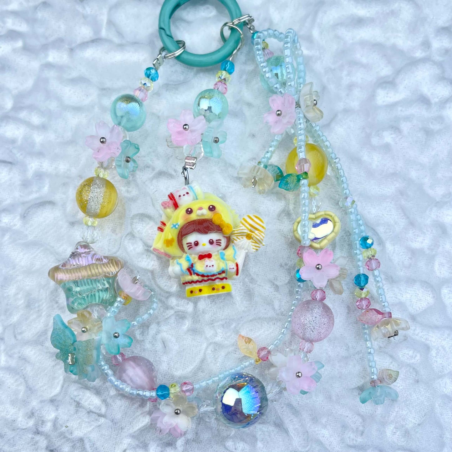 [Anniversary Celebration] Premium Handmade Glittering and Flower Blossom Style Kawaii Cutie Phone Chains-Celebration Special Price!-THIS WEEKEND ONLY