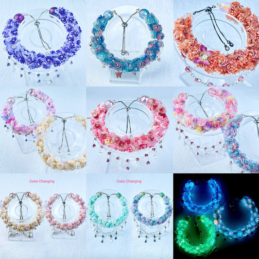 [New Arrival] Premium Handmade Full Flower Blossom Adjustable Length Bracelets-Special Launch Price!