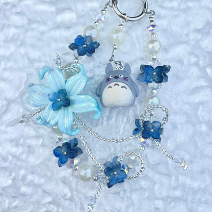 [Anniversary Celebration] Premium Handmade Glittering and Flower Blossom Style Kawaii Cutie Phone Chains-Celebration Special Price!-THIS WEEKEND ONLY