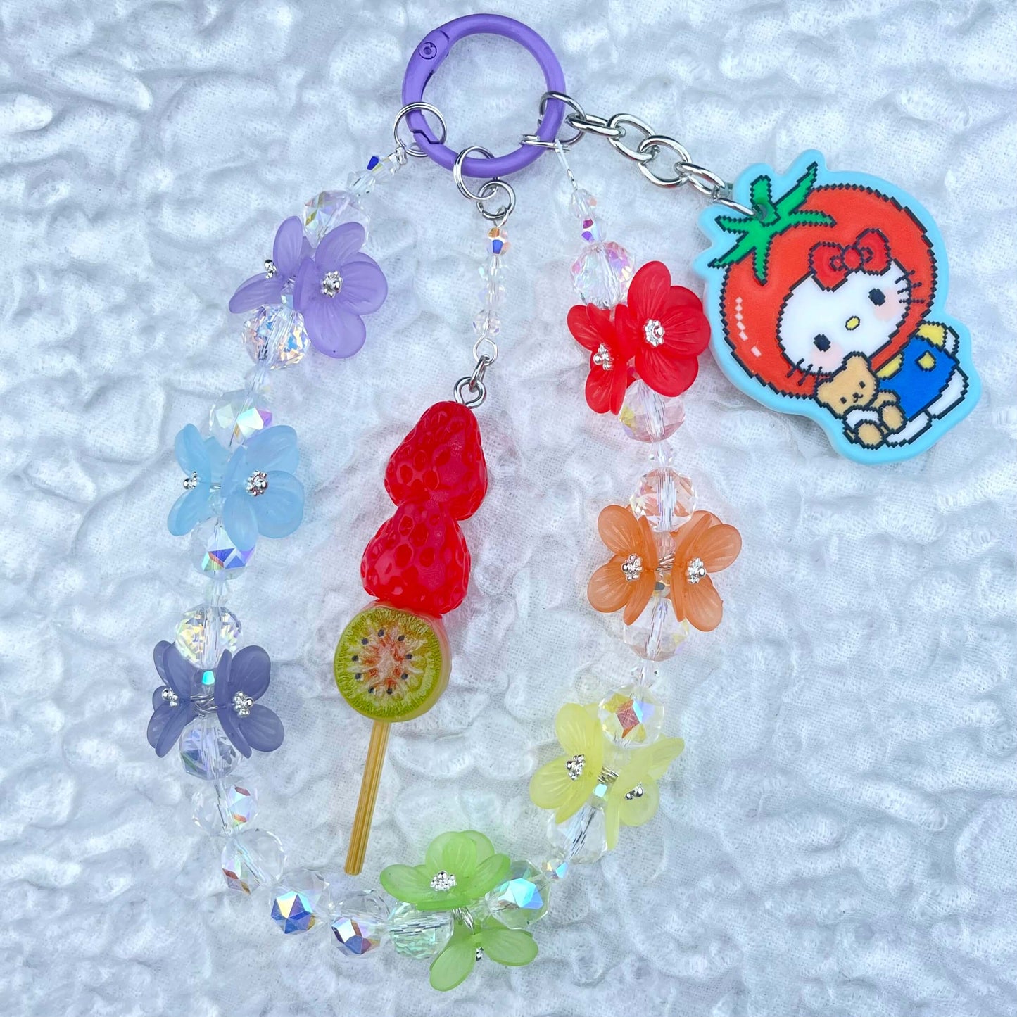 [Anniversary Celebration] Premium Handmade Glittering and Flower Blossom Style Kawaii Cutie Phone Chains-Celebration Special Price!-THIS WEEKEND ONLY