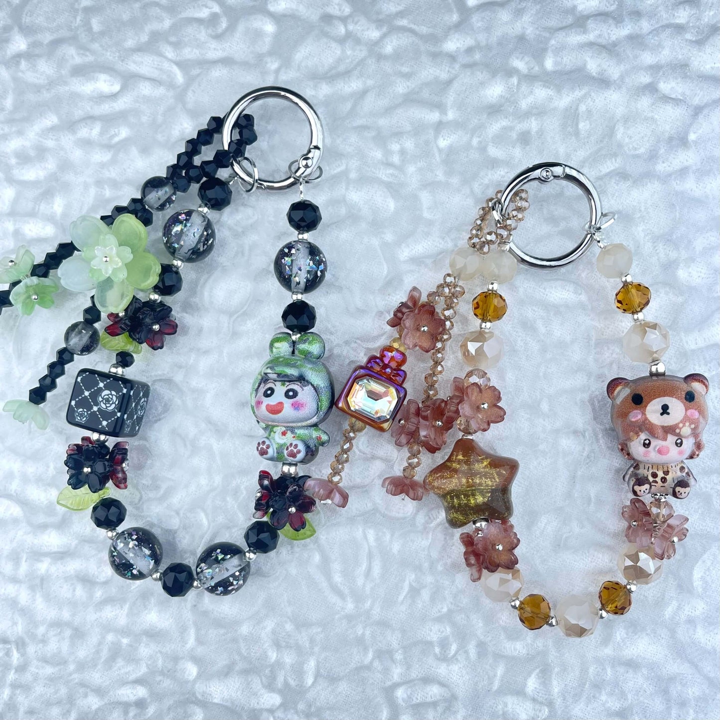 [Anniversary Celebration] Premium Handmade Glittering and Flower Blossom Style Kawaii Cutie Phone Chains-Celebration Special Price!-THIS WEEKEND ONLY