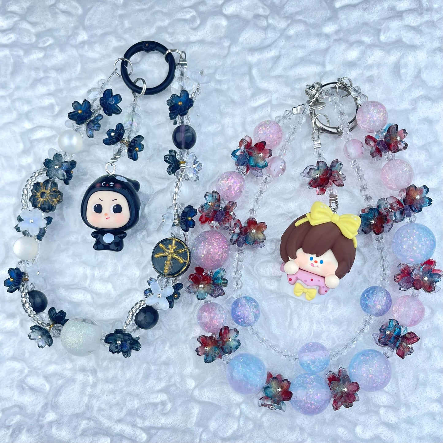 [Anniversary Celebration] Premium Handmade Glittering and Flower Blossom Style Kawaii Cutie Phone Chains-Celebration Special Price!-THIS WEEKEND ONLY