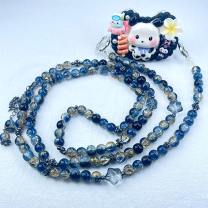 [Holiday Celebration] Kawaii Cream Gel and Glittering Rhinestones Mixes Styles Phone Clip with Phone Chain/Cross-body Chain