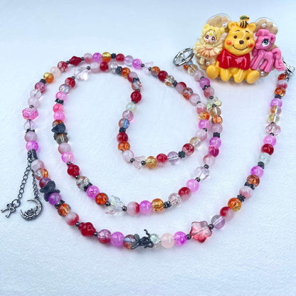 [Holiday Celebration] Kawaii Cream Gel and Glittering Rhinestones Mixes Styles Phone Clip with Phone Chain/Cross-body Chain