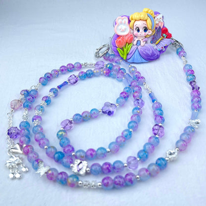 [Holiday Celebration] Kawaii Cream Gel and Glittering Rhinestones Mixes Styles Phone Clip with Phone Chain/Cross-body Chain