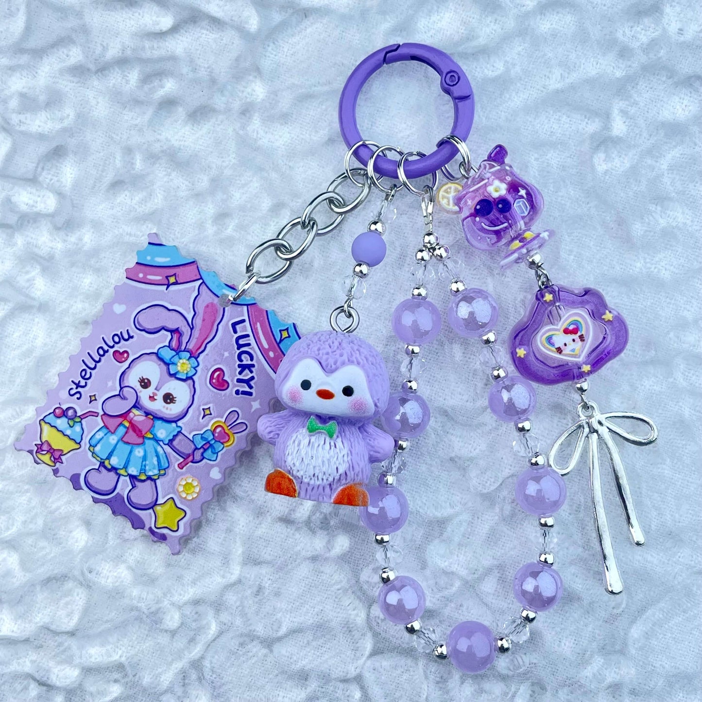 [Anniversary Sale] Colorful Glittering Beads Various Glow-In-the-Dark/Kawaii Decor Phone Chains-Celebration Special Price!