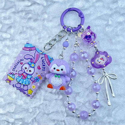 [Anniversary Sale] Colorful Glittering Beads Various Glow-In-the-Dark/Kawaii Decor Phone Chains-Celebration Special Price!