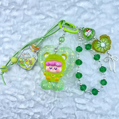 [Anniversary Sale] Colorful Glittering Beads Various Glow-In-the-Dark/Kawaii Decor Phone Chains-Celebration Special Price!