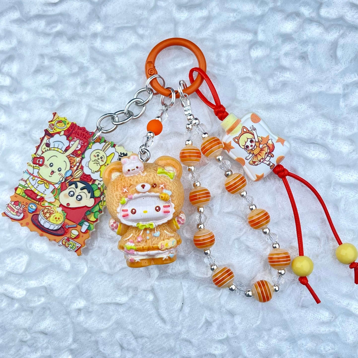 [Anniversary Sale] Colorful Glittering Beads Various Glow-In-the-Dark/Kawaii Decor Phone Chains-Celebration Special Price!