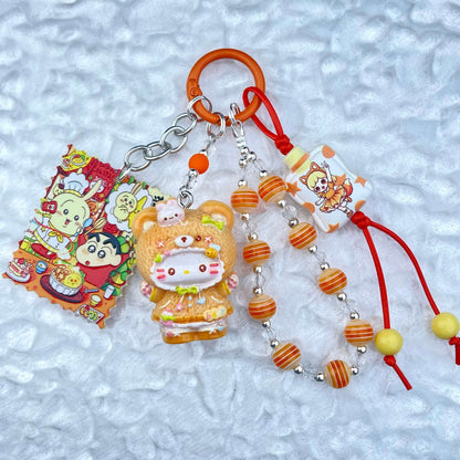[Anniversary Sale] Colorful Glittering Beads Various Glow-In-the-Dark/Kawaii Decor Phone Chains-Celebration Special Price!