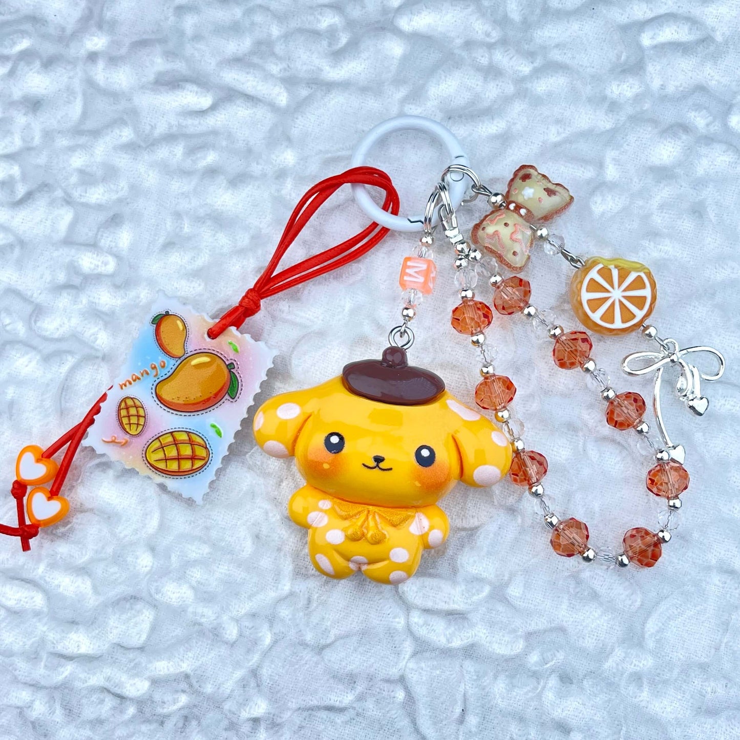 [Anniversary Sale] Colorful Glittering Beads Various Glow-In-the-Dark/Kawaii Decor Phone Chains-Celebration Special Price!