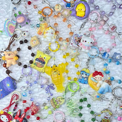 [Anniversary Sale] Colorful Glittering Beads Various Glow-In-the-Dark/Kawaii Decor Phone Chains-Celebration Special Price!