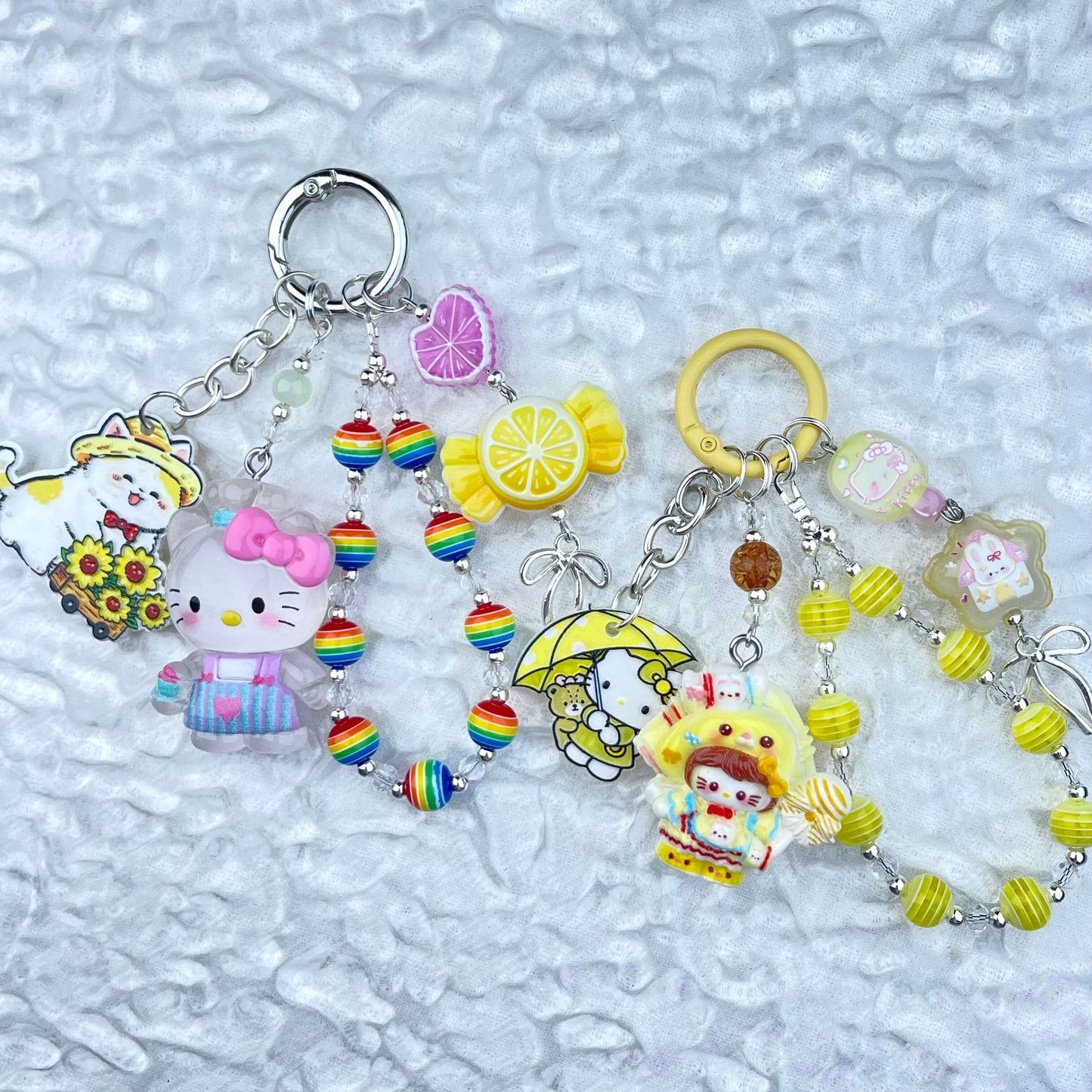 [Anniversary Sale] Colorful Glittering Beads Various Glow-In-the-Dark/Kawaii Decor Phone Chains-Celebration Special Price!