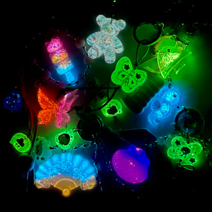 [Anniversary Sale] Colorful Glittering Beads Various Glow-In-the-Dark/Kawaii Decor Phone Chains-Celebration Special Price!